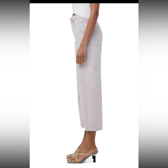 Rag And Bone 28 Andi High Rise In Lavender Ankle Jeans Wide Leg Anthropologie - Picture 4 of 12